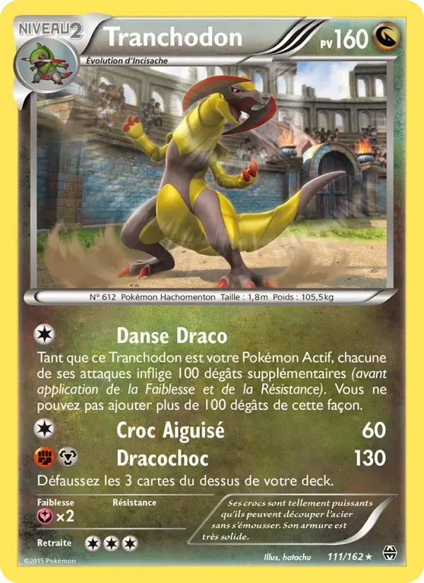 Carte Pokémon Tranchodon #111 — Impulsion Turbo