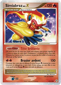 Carte Pokémon Simiabraz #121 — Diamant et Perle