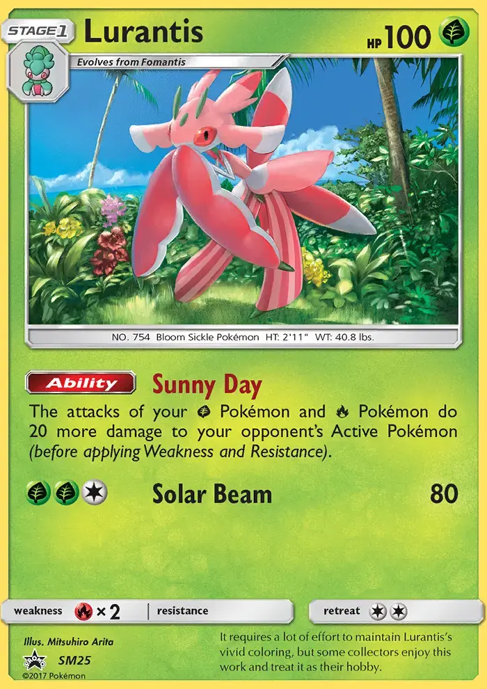 Carte Pokémon Lurantis #SM25 — Promos Soleil et Lune
