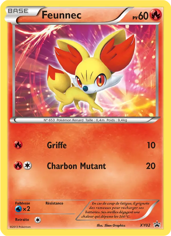 Carte Pokémon Feunnec #XY02 — Promos X&Y