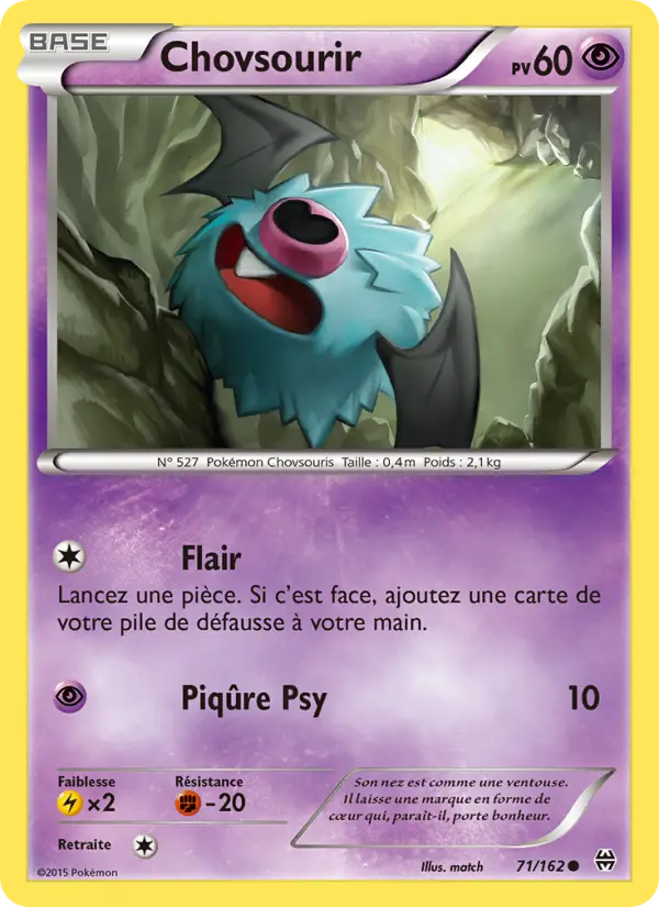Carte Pokémon Chovsourir #71 — Impulsion Turbo