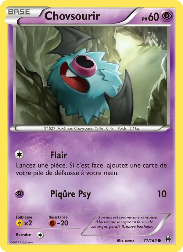 Carte Pokémon Chovsourir #71 — Impulsion Turbo