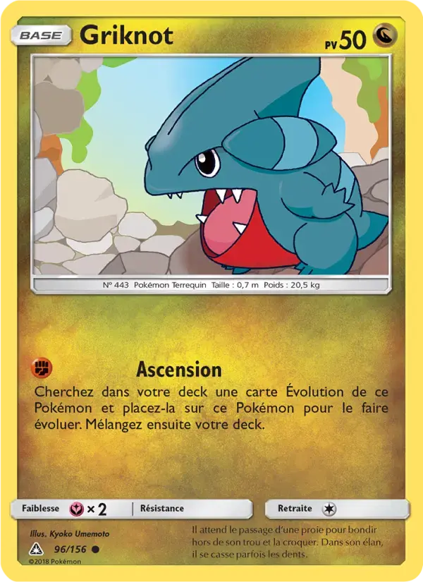 Carte Pokémon Griknot #96 — Ultra-Prisme