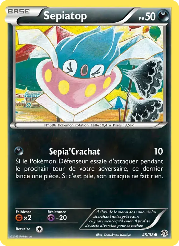Carte Pokémon Sepiatop #45 — Origines Antiques