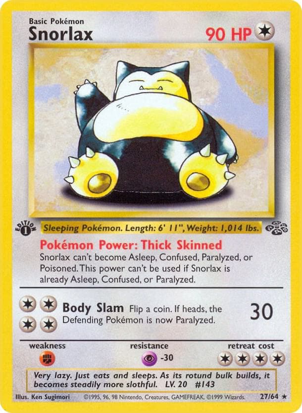 Snorlax #27 — Jungle