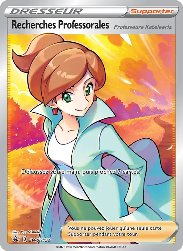 Carte Pokémon Recherches Professorales #SWSH152 — Promos Épée et Bouclier