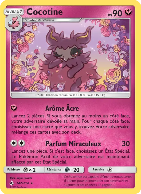 Carte Pokémon Cocotine #142 — Alliance Infaillible