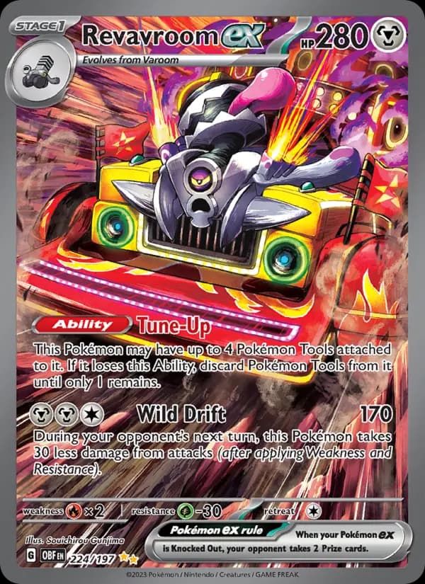 Revavroom ex #224 — Obsidian Flames