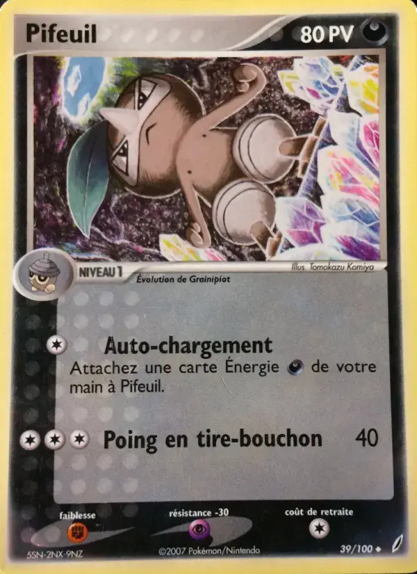 Carte Pokémon Pifeuil #39 — Gardiens de Cristal