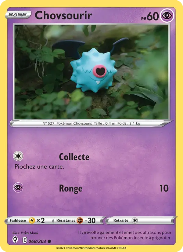 Carte Pokémon Chovsourir #68 — Évolution Céleste