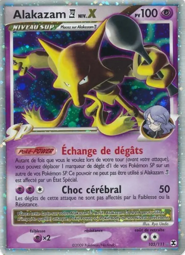 Carte Pokémon Alakazam  Niv. X #103 — Rivaux Émergeants