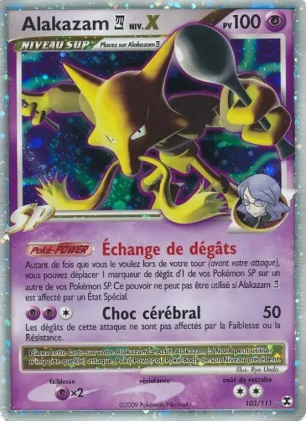 Carte Pokémon Alakazam  Niv. X #103 — Rivaux Émergeants
