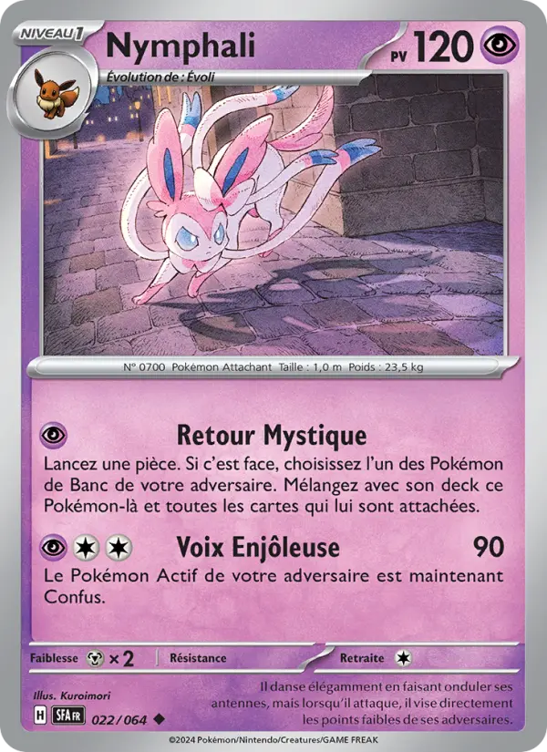 Carte Pokémon Nymphali #022 — Fable Nébuleuse