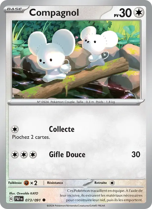 Carte Pokémon Compagnol #073 — Destinées de Paldea