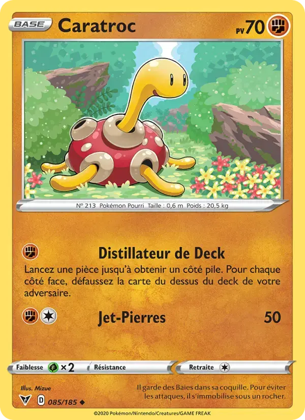 Carte Pokémon Caratroc #85 — Voltage Éclatant