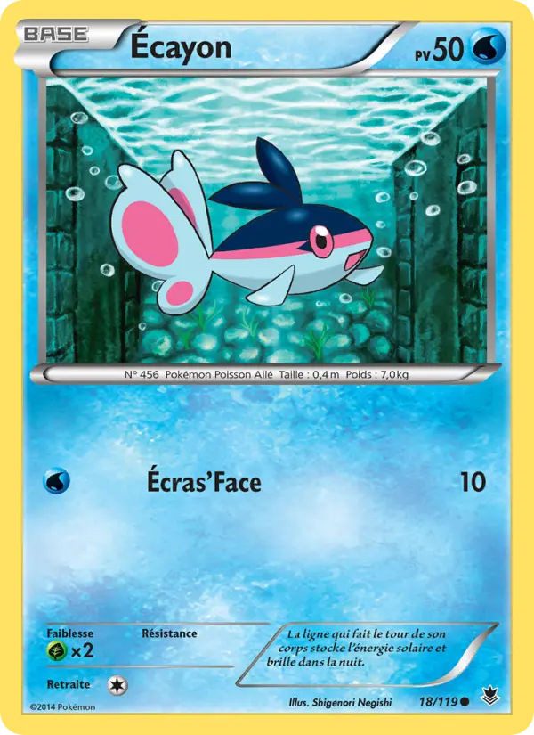 Carte Pokémon Écayon #18 — Vigueur Spectrale