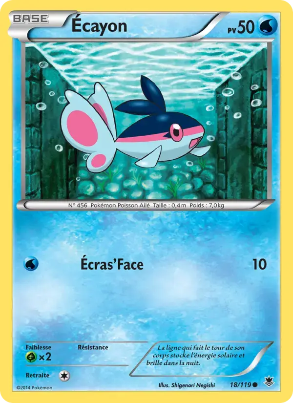 Carte Pokémon Écayon #18 — Vigueur Spectrale