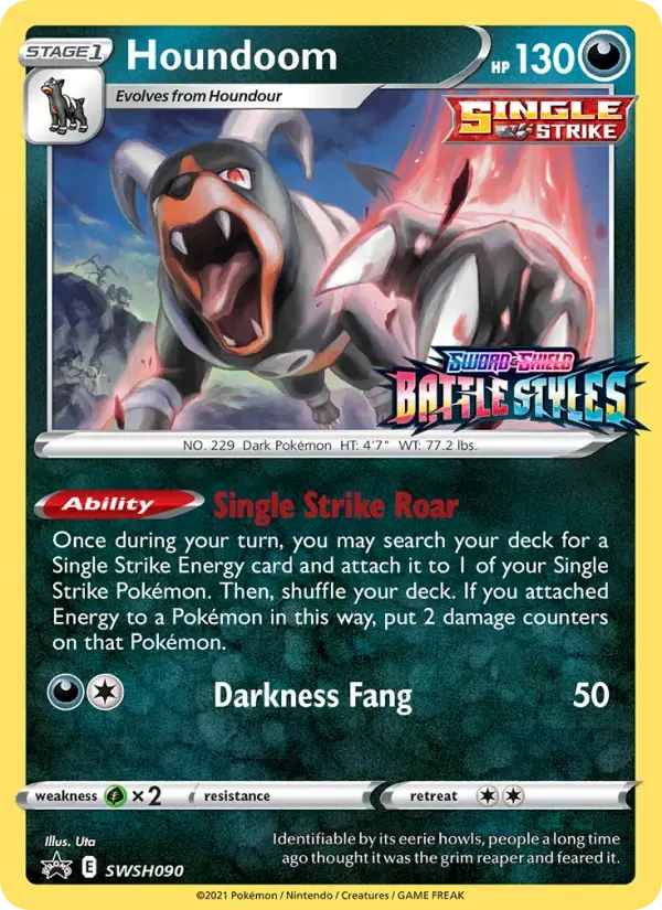 Houndoom #SWSH090 — Sword & Shield Promos