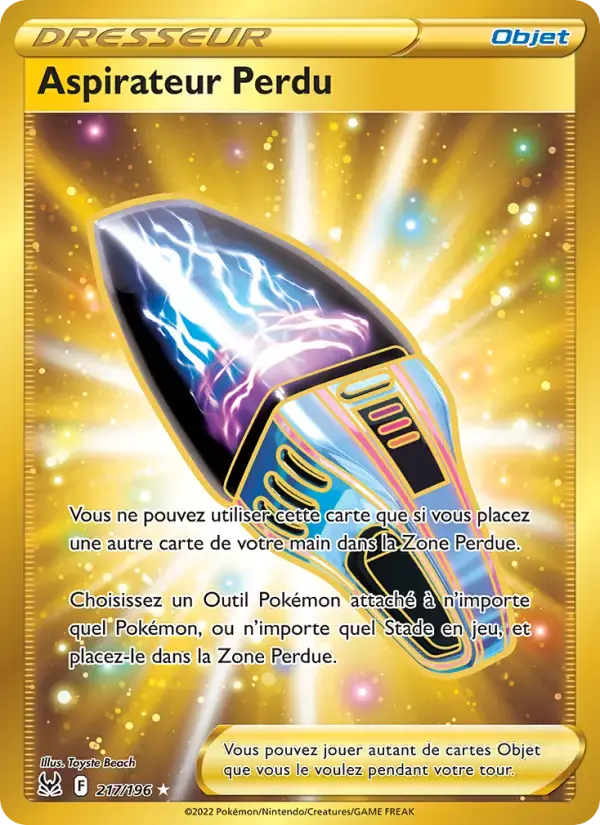Carte Pokémon Aspirateur Perdu #217 — Origine Perdue
