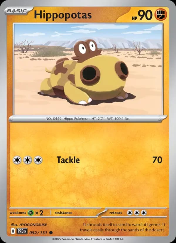 Hippopotas #052 — Prismatic Evolutions