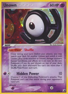 Carte Pokémon Zarbi #U — Forces Cachées