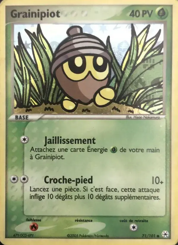 Carte Pokémon Grainipiot #71 — Légendes Oubliées
