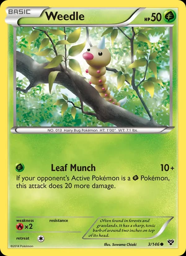 Weedle #3 — XY