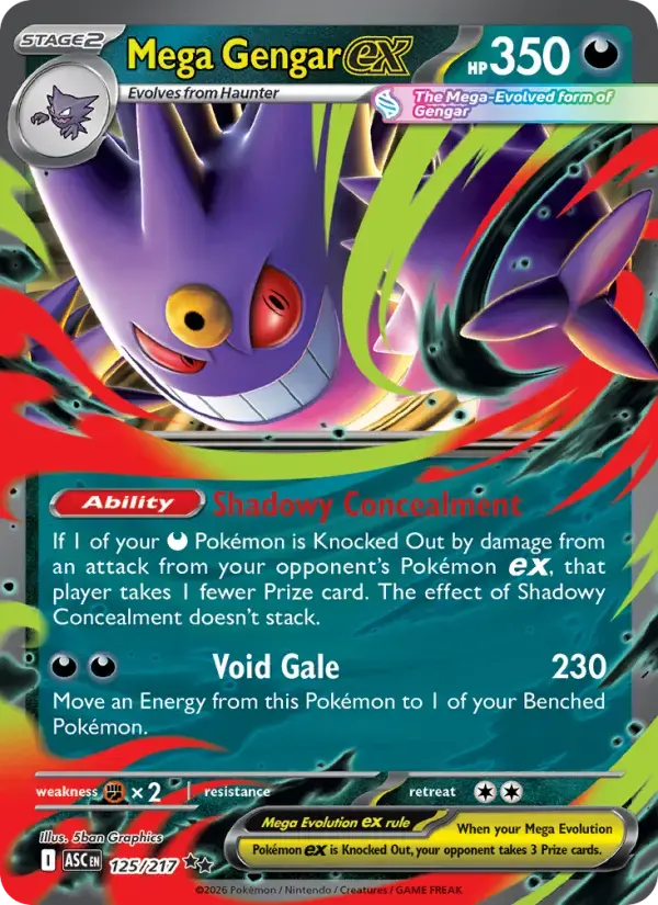 Mega Gengar ex #125 — Ascended Heroes