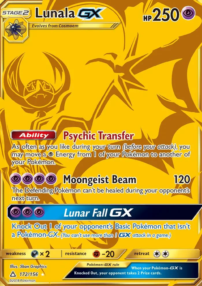 Lunala GX #172 — Ultra Prism