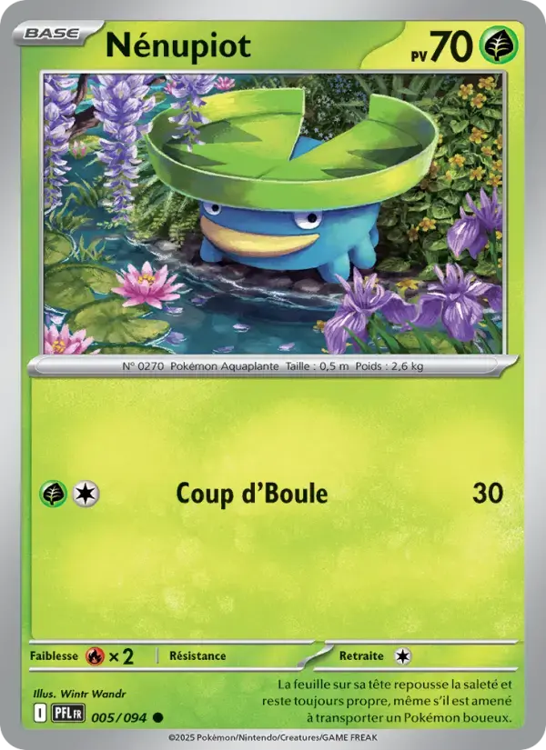 Carte Pokémon Nénupiot #005 — Flammes Fantasmagoriques