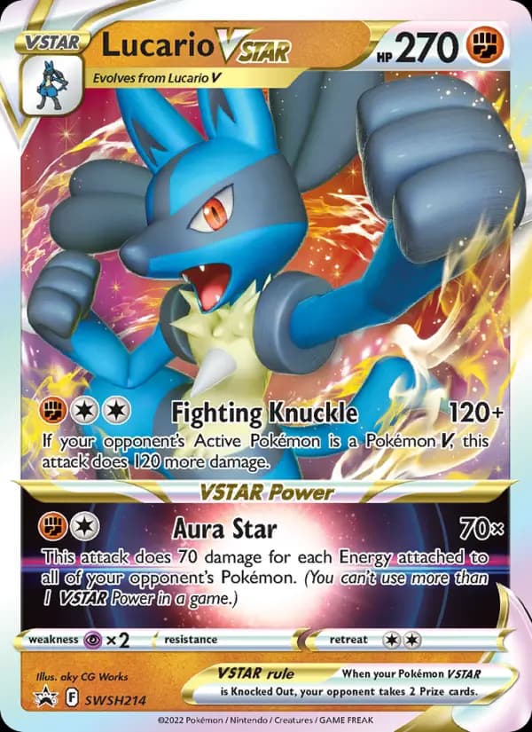 Lucario VSTAR #SWSH214 — Sword & Shield Promos