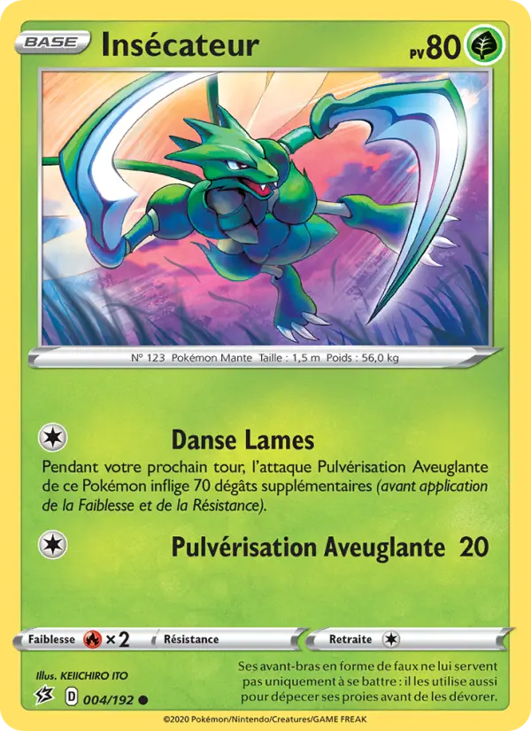 Carte Pokémon Insécateur #4 — Clash des Rebelles