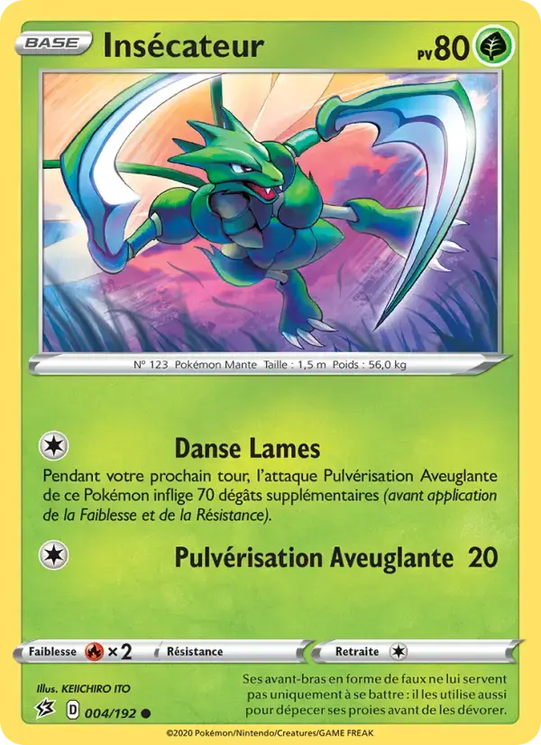 Carte Pokémon Insécateur #4 — Clash des Rebelles