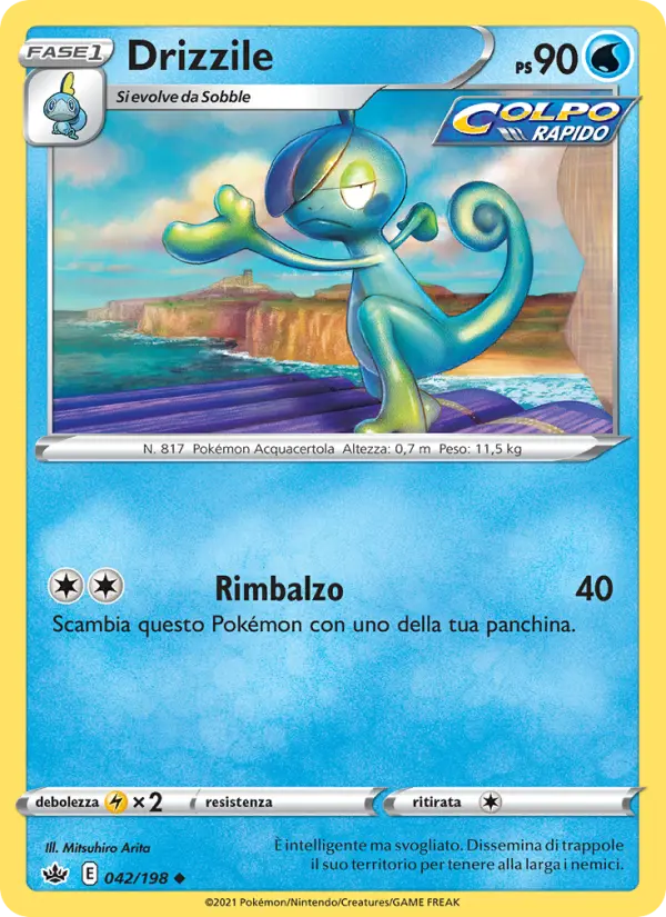 Carte Pokémon Arrozard #42 — Règne de Glace