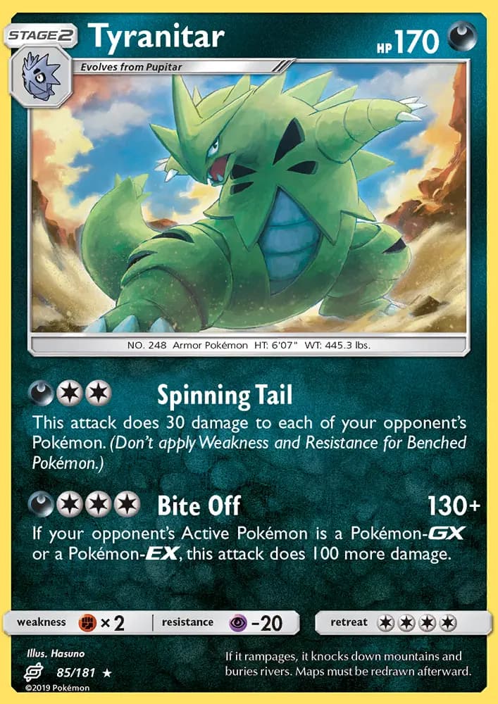 Tyranitar #85 — Team Up