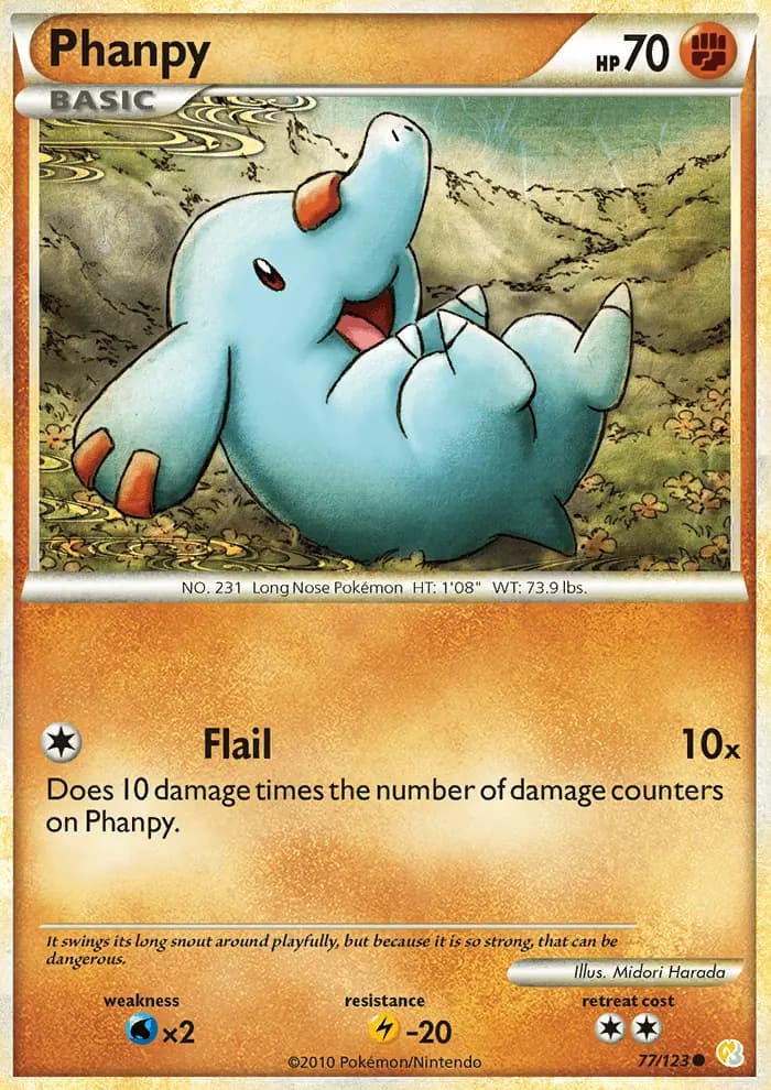 Phanpy #77 — HeartGold SoulSilver