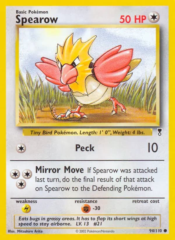 Spearow #94 — Legendary Collection