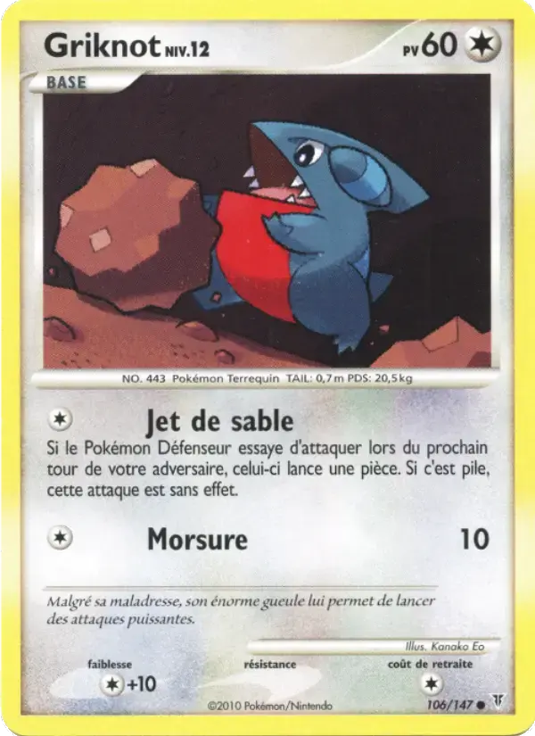 Carte Pokémon Griknot #106 — Vainqueurs Suprêmes
