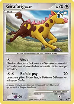Carte Pokémon Girafarig #49 — Trésors Mystérieux