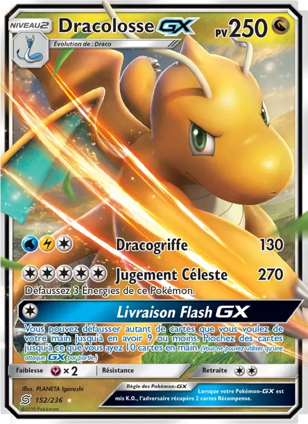 Carte Pokémon Dracolosse GX #152 — Harmonie des Esprits