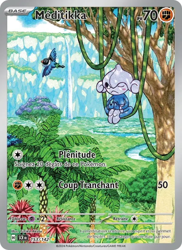 Carte Pokémon Méditikka #153 — Couronne Stellaire