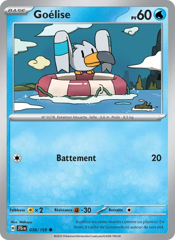 Carte Pokémon Goélise #038 — Aventures Ensemble