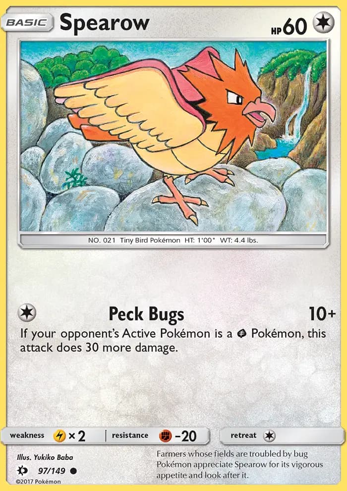 Spearow #97 — Sun & Moon