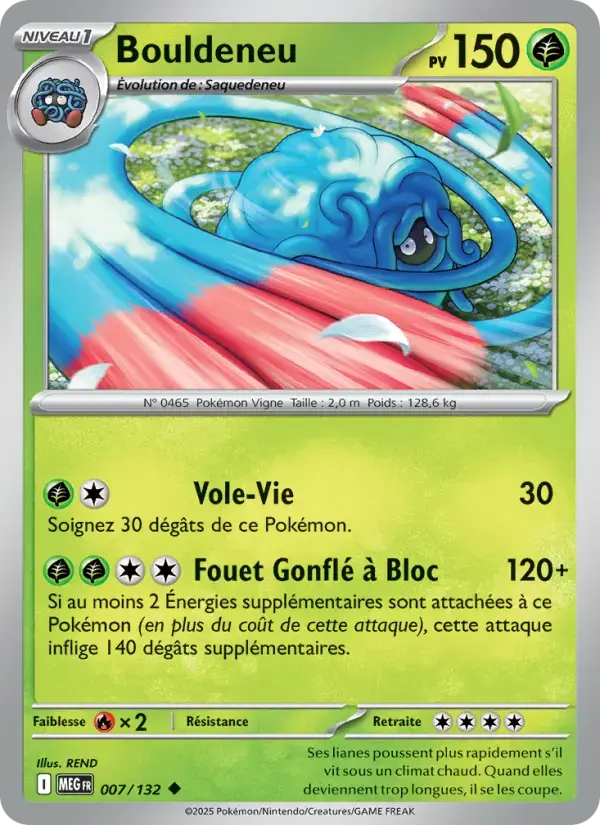 Carte Pokémon Bouldeneu #007 — Méga-Évolution