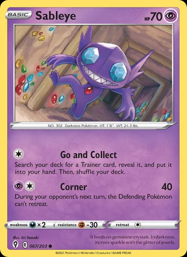 Sableye #67 — Evolving Skies