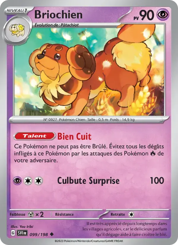 Carte Pokémon Briochien #099 — Écarlate et Violet