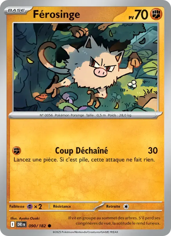 Carte Pokémon Férosinge #090 — Rivalités Destinées