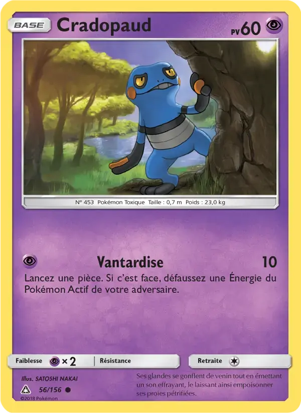 Carte Pokémon Cradopaud #56 — Ultra-Prisme