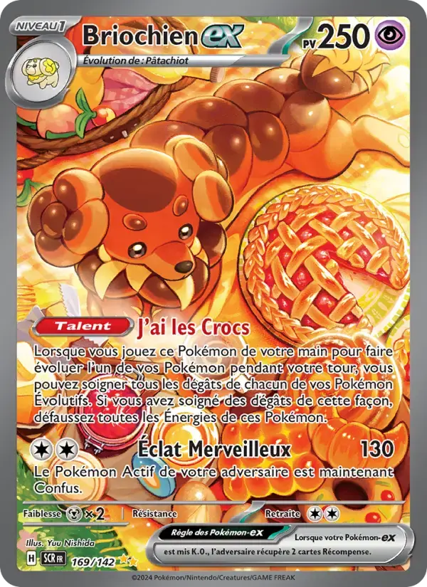 Carte Pokémon Briochien-ex #169 — Couronne Stellaire