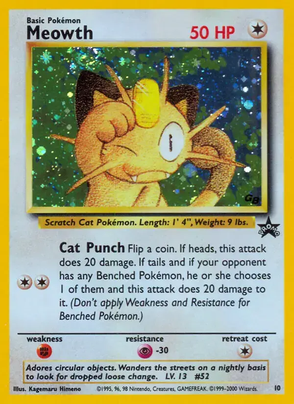 Carte Pokémon Miaouss #10 — Promos Wizards